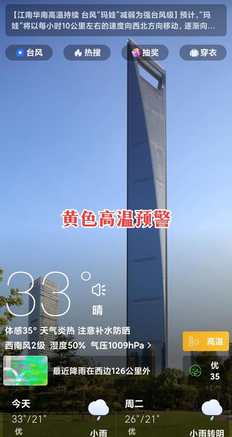 江西省会昌县发布高温黄色预警