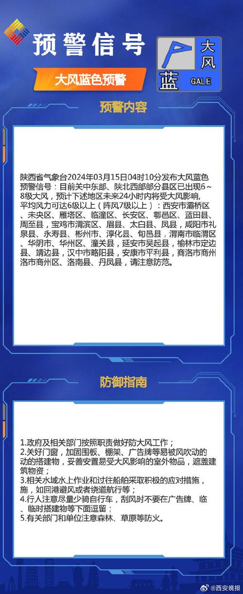 陕西省临渭区发布大风蓝色预警_2