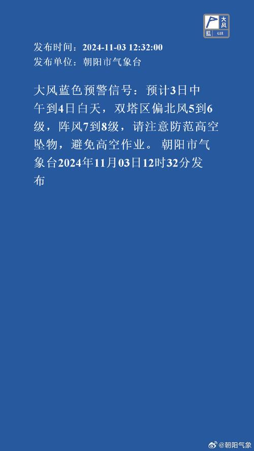 辽宁省建平县发布雷雨大风蓝色预警_3