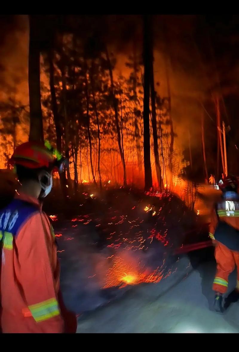 贵州安顺突发山火,网友称如火山爆发,林业局:调动所有力量扑救