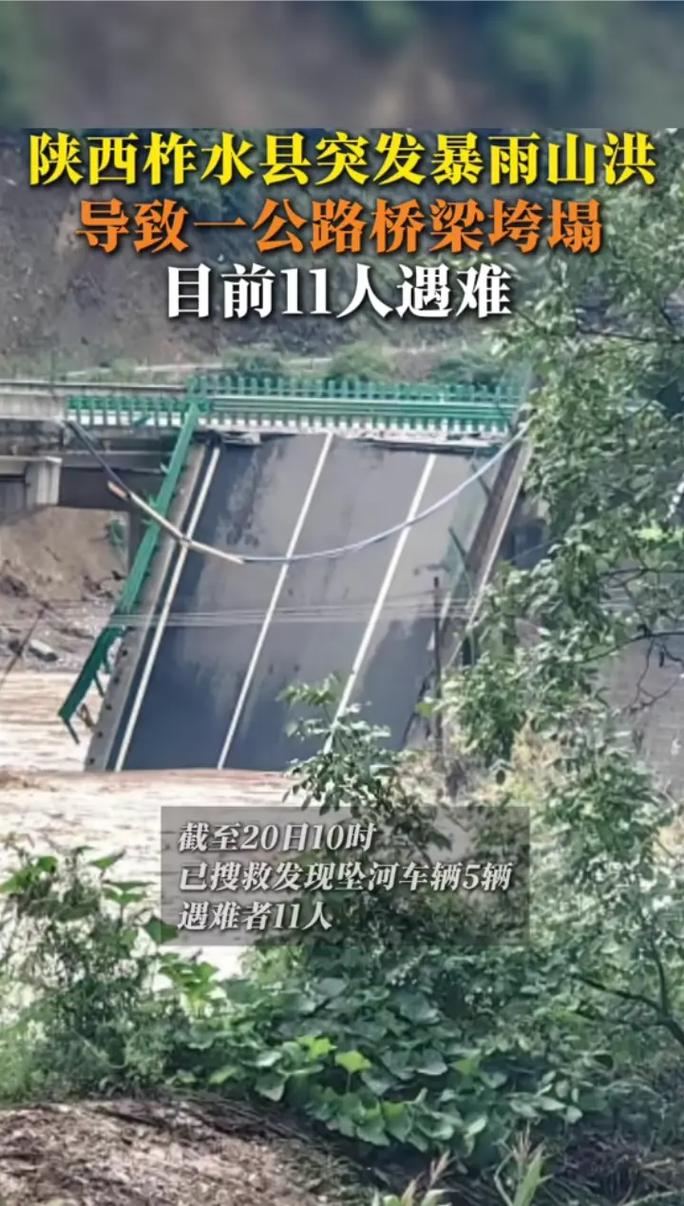 陕西桥梁垮塌落水者讲述获救经历:被村民用绳子拽起